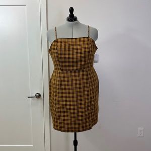 bp. Nordstrom | 4X | Plaid mini dress